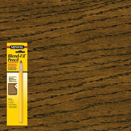 Minwax Minwax Blend-Fil No.8 Dark Walnut, Driftwood, Early American Wood Pencil 0.8 oz 110086666